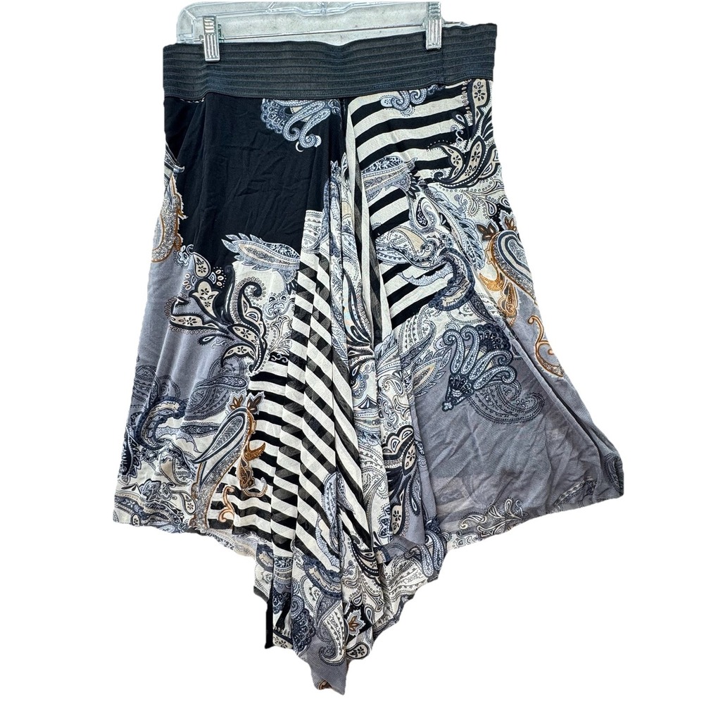 Petit Pois Viviana G Skirt Women Large Abstract‎ Fairy Grunge Whimsigoth *FLAW
